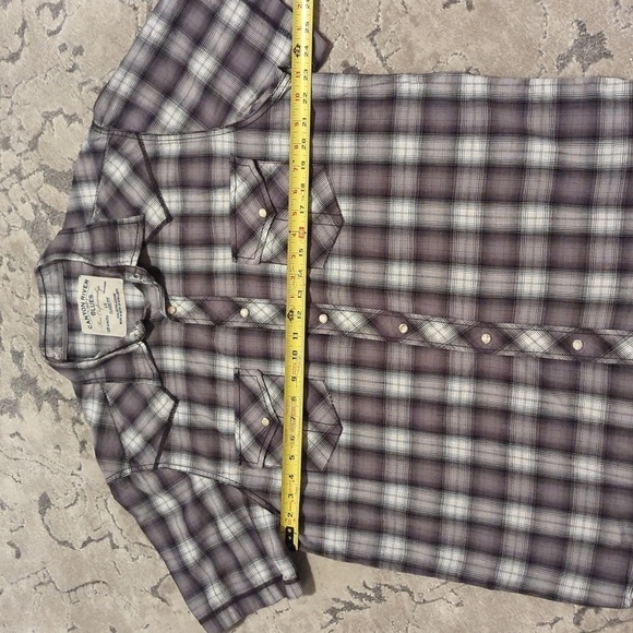 Canyon River Blues, Mens Size Large, Plaid Button Up Shirt - Picture 6 of 7